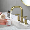 3 Hole Deck Mounted Bathroom Faucet Mixer